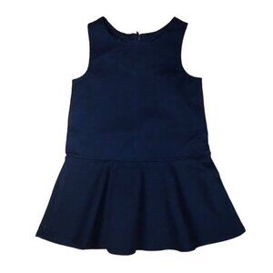Gymboree Girls Uniform Dress – Size 3, Navy Blue, Sleeveless, Flared Skirt